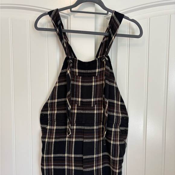 The GREAT. The Easy Overalls in Woodland Plaid size 0 100% cotton - Picture 3 of 8